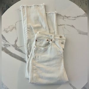 Levi’s Wedgie Fit White Jeans